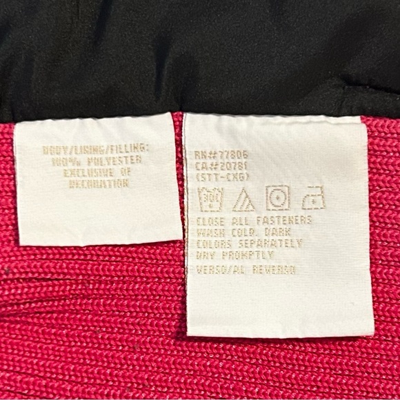 Tommy Hilfiger Pink Quilted Vest. Size Medium - Picture 7 of 7